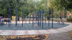 Площадка для воркаута в городе Магнитогорск №4257 Средняя Современная фото