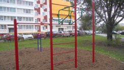 Площадка для воркаута в городе Набережные Челны №1841 Средняя Современная фото