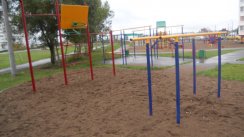 Площадка для воркаута в городе Набережные Челны №1841 Средняя Современная фото