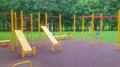 Площадка для воркаута в городе Тула №5244 Средняя Современная фото