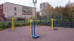 Площадка для воркаута в городе Санкт-Петербург №2546 Средняя Современная фото