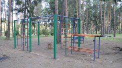 Площадка для воркаута в городе Жуковский №2138 Маленькая Современная фото