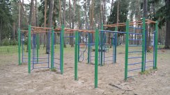 Площадка для воркаута в городе Жуковский №2138 Маленькая Современная фото