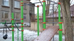 Площадка для воркаута в городе Санкт-Петербург №4728 Средняя Современная фото