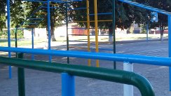 Площадка для воркаута в городе ст. Брюховецкая №2339 Маленькая Советская фото