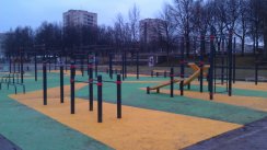 Площадка для воркаута в городе Кириши №1999 Средняя Хомуты фото