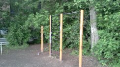 Площадка для воркаута в городе Пермь №935 Маленькая Современная фото