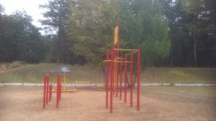 Площадка для воркаута в городе Чита №2430 Средняя Современная фото