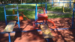 Площадка для воркаута в городе Москва №4083 Средняя Современная фото