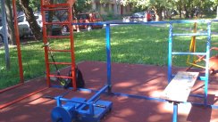 Площадка для воркаута в городе Москва №4083 Средняя Современная фото