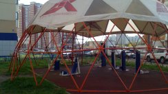 Площадка для воркаута в городе Красногорск №4384 Средняя Современная фото