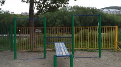 Площадка для воркаута в городе Петропавловск-Камчатский №5513 Маленькая Современная фото