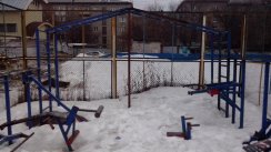 Площадка для воркаута в городе Уфа №2086 Средняя Современная фото