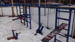 Площадка для воркаута в городе Уфа №2086 Средняя Современная фото