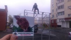 Площадка для воркаута в городе Новосибирск №4285 Маленькая Советская фото