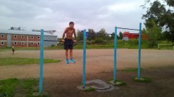 Площадка для воркаута в городе Новосибирск №5312 Маленькая Советская фото