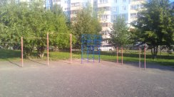 Площадка для воркаута в городе Новосибирск №5340 Маленькая Советская фото
