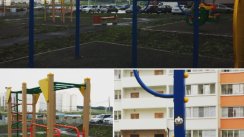 Площадка для воркаута в городе Ростов-на-Дону №5424 Маленькая Современная фото