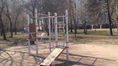 Площадка для воркаута в городе Москва №2109 Средняя Современная фото