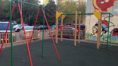 Площадка для воркаута в городе Москва №2363 Маленькая Современная фото