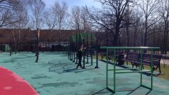 Площадка для воркаута в городе Москва №5087 Средняя Современная фото