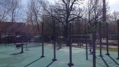 Площадка для воркаута в городе Москва №5087 Средняя Современная фото