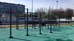 Площадка для воркаута в городе Москва №5087 Средняя Современная фото