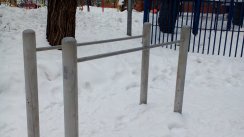 Площадка для воркаута в городе Москва №4773 Маленькая Современная фото