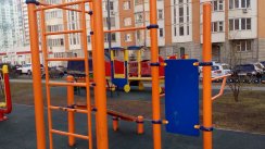 Площадка для воркаута в городе Красногорск №5106 Маленькая Современная фото