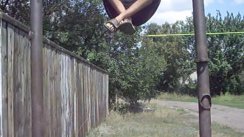 Площадка для воркаута в городе Первомайск (Луганская обл.) №2062 Маленькая Советская фото