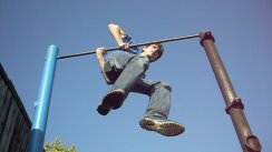 Площадка для воркаута в городе Первомайск (Луганская обл.) №2062 Маленькая Советская фото