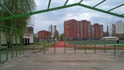 Площадка для воркаута в городе Новосибирск №1592 Средняя Современная фото