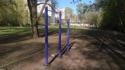 Площадка для воркаута в городе Москва №2880 Маленькая Современная фото