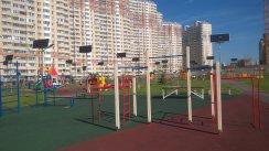 Площадка для воркаута в городе Красногорск №5118 Маленькая Современная фото