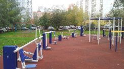 Площадка для воркаута в городе Химки №1267 Средняя Современная фото