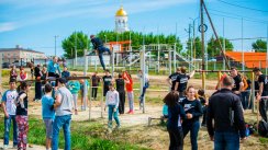 Площадка для воркаута в городе Каменск-Уральский №2911 Средняя Советская фото