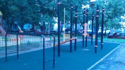 Площадка для воркаута в городе Москва №1652 Маленькая Хомуты фото
