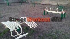 Площадка для воркаута в городе Ладна №3550 Средняя Современная фото
