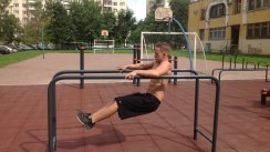 Площадка для воркаута в городе Санкт-Петербург №1805 Средняя Хомуты фото