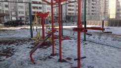Площадка для воркаута в городе Лобня №5038 Маленькая Современная фото