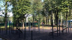 Площадка для воркаута в городе Тула №5476 Средняя Современная фото