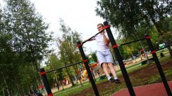 Площадка для воркаута в городе Тверь №4783 Средняя Современная фото