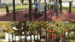 Площадка для воркаута в городе Тверь №4785 Средняя Современная фото