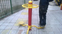 Площадка для воркаута в городе Полтава №896 Маленькая Советская фото