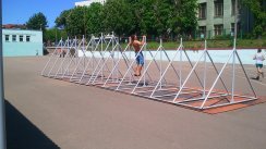 Площадка для воркаута в городе Минск №921 Средняя Современная фото