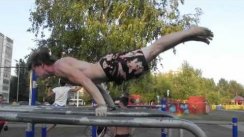 NIK Freestyle and full planche push ups \ Отжимания в горизонте