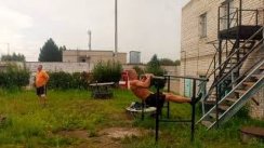 Выходы на брусьях - 7