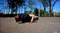 Жуков Егор , Окатьев Костя , Герег Вася (отжимания)