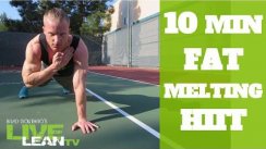 10 Minute Fat Melting HIIT Bodyweight Workout