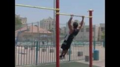 Muscle up - Jump over Bar street workout tutorial